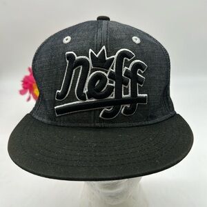 Neff Gray Black Baseball Hat Adjustable HT6146H